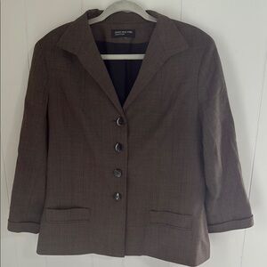 Jones New York Women's Brown Blazer